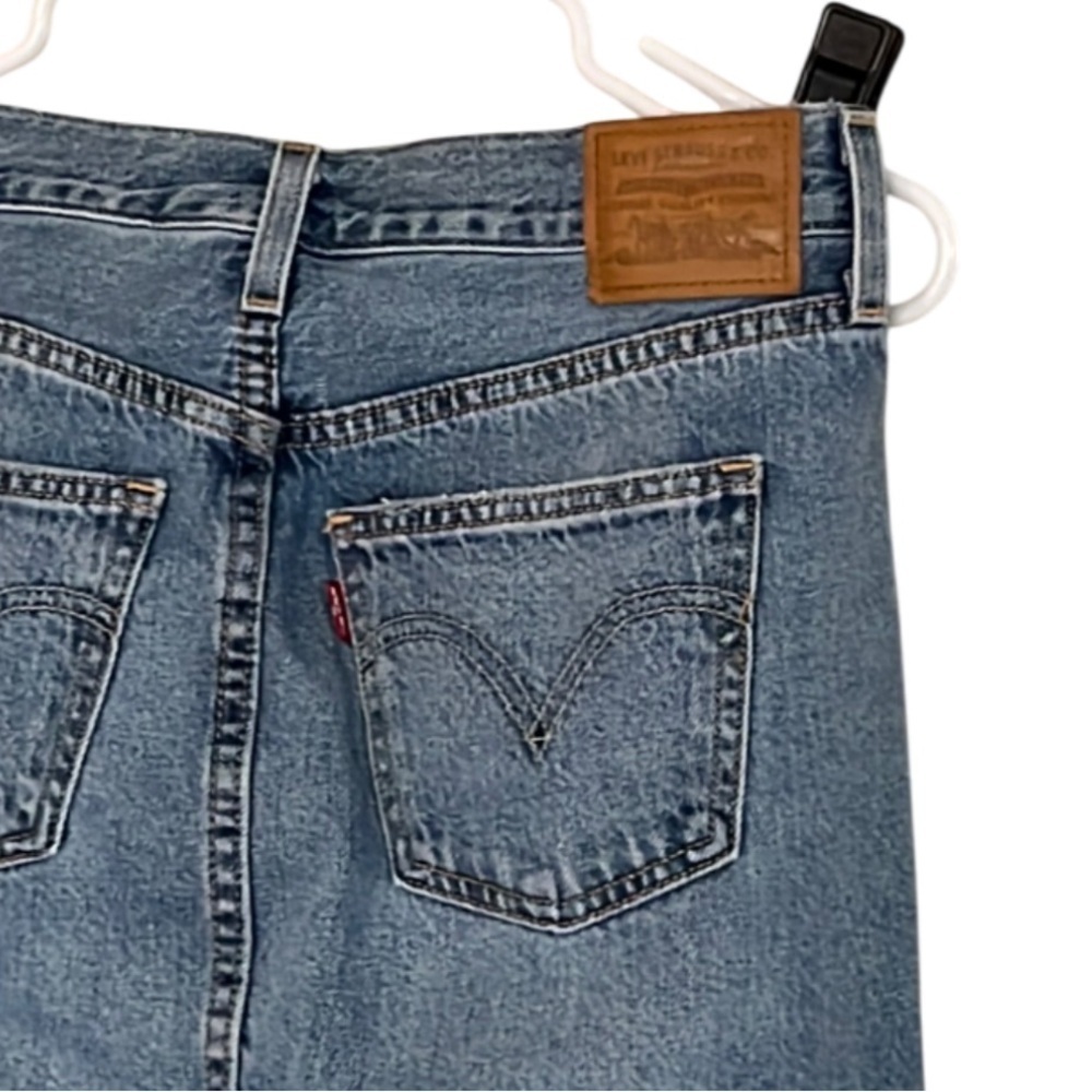 LEVI’S Denim Midi Jean Skirt - 27 - Picture 4 of 11